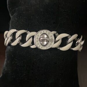 Marc by Marc Jacobs Chain-linked Bracelet with Cream Enamel